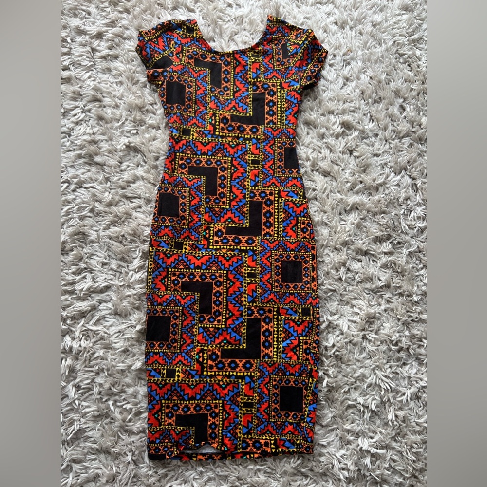 Flattering body con dress.
